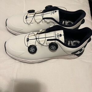 G/FORE G/Drive White & Navy Golf Sneakers with BOA Closure